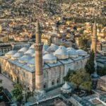 Aerial,View,Of,Grand,Mosque,Of,Bursa السياحة في بورصا - السياحة في تركيا