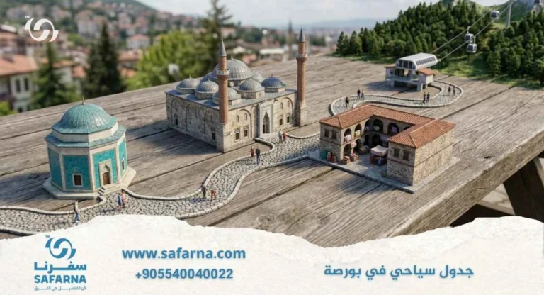 جدول سياحي في بورصه