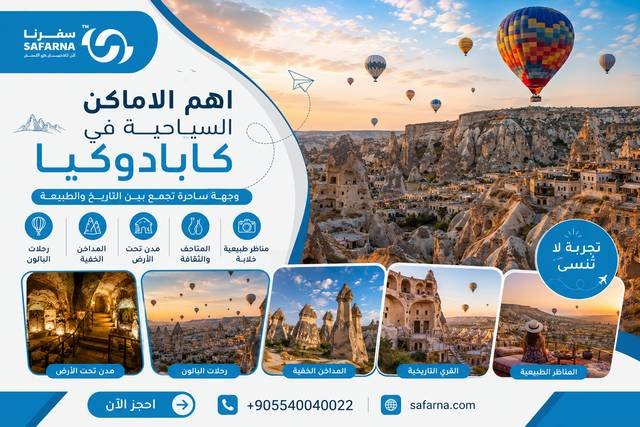 الاماكن السياحية في كابادوكيا